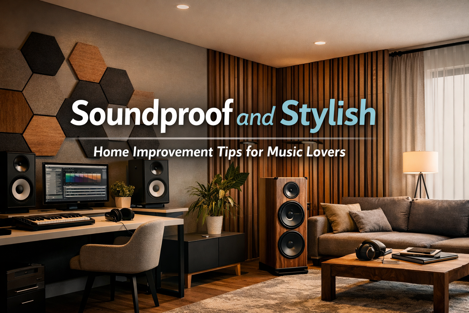 Soundproof and Stylish Home Improvement Tips for Music Lovers